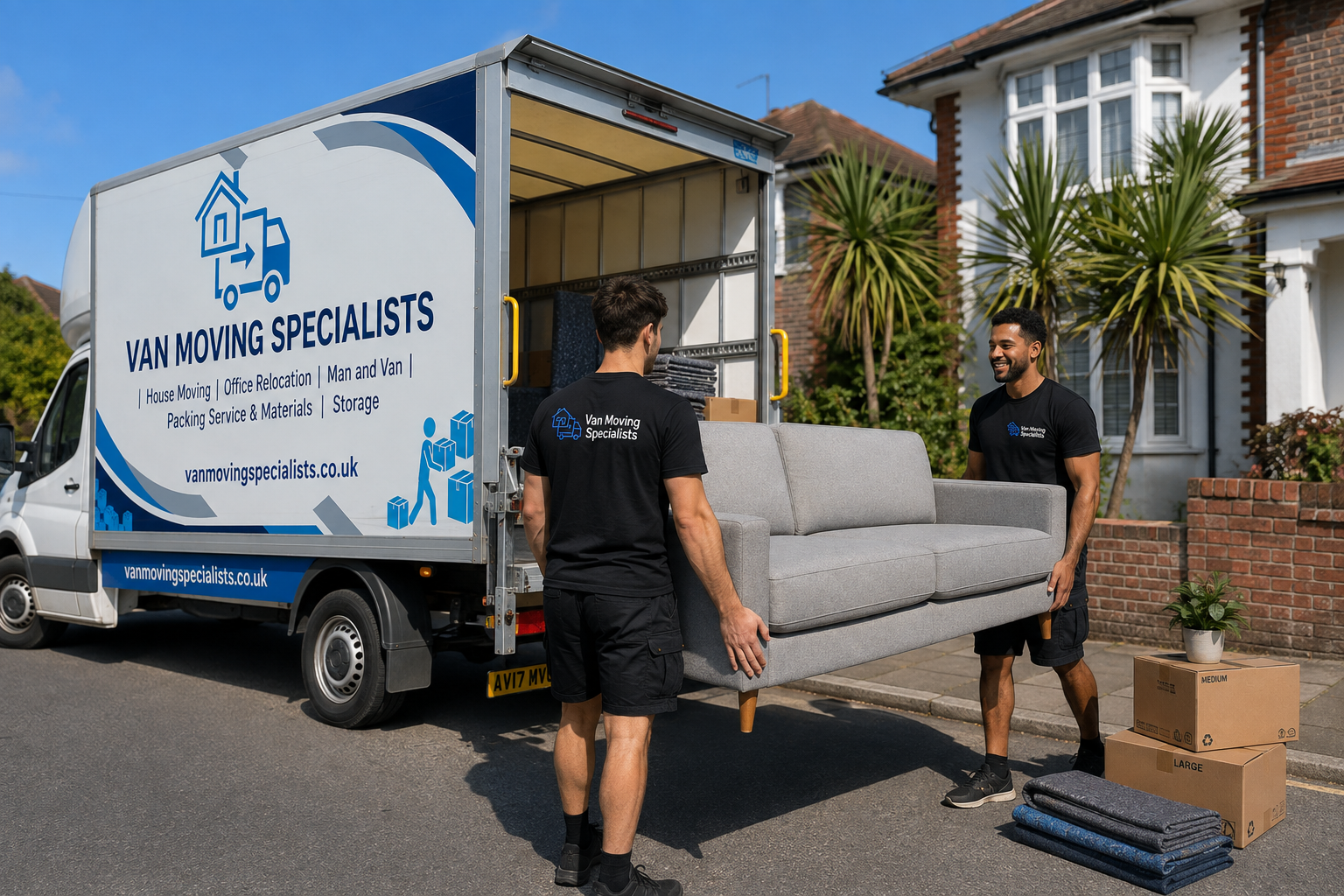Man and van London - moving service