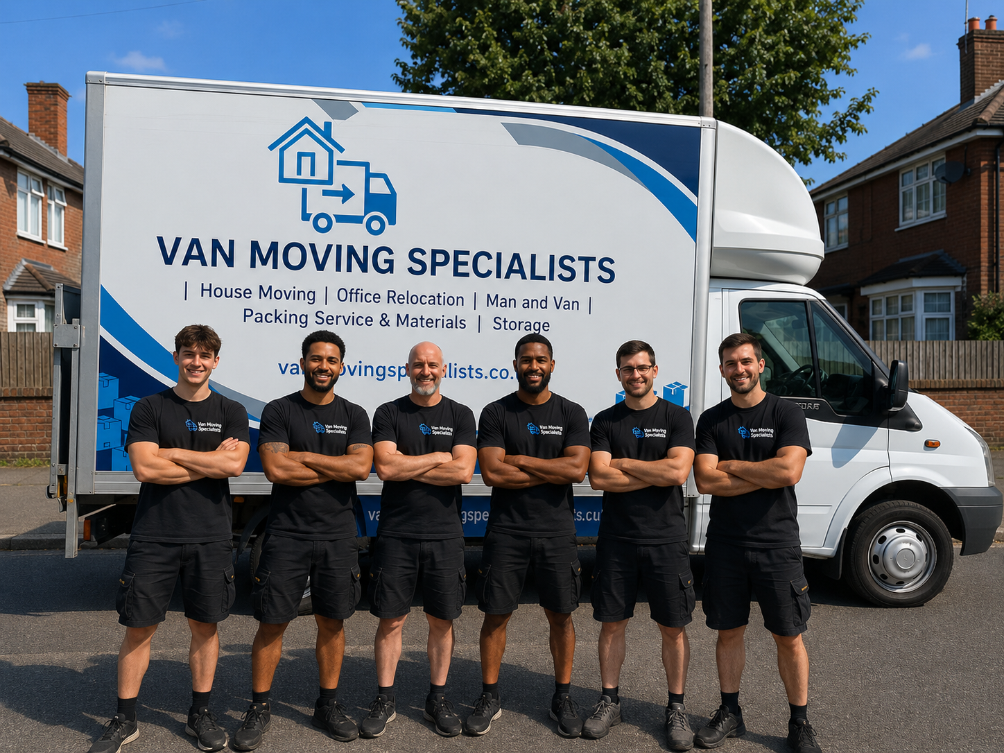 House removals London - professional moving team