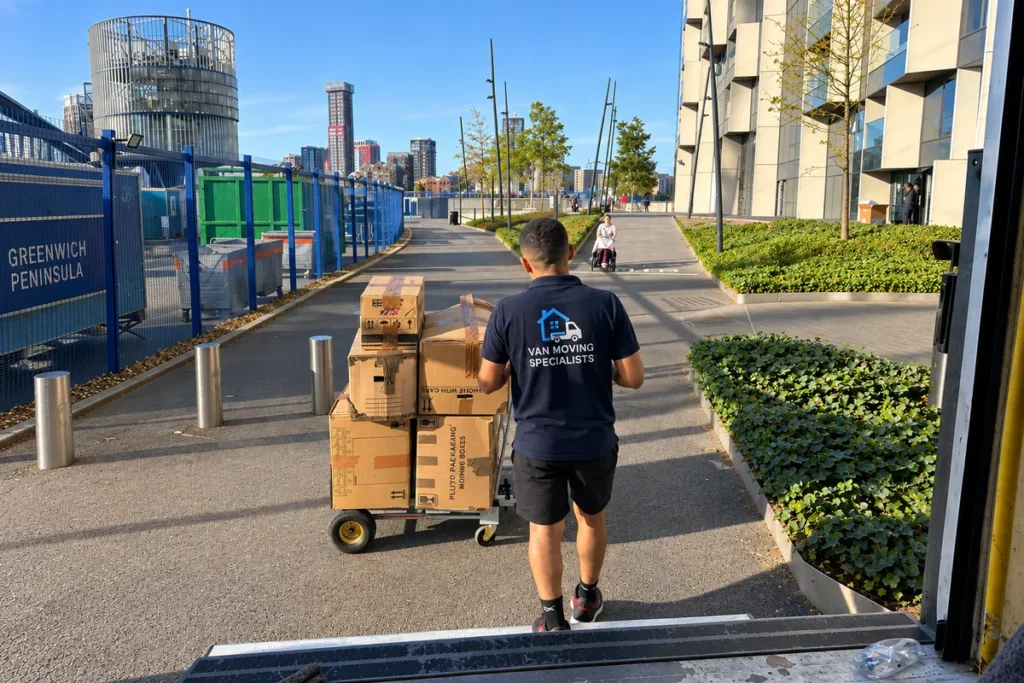Van Moving Specialists man and van job in Greenwich, London